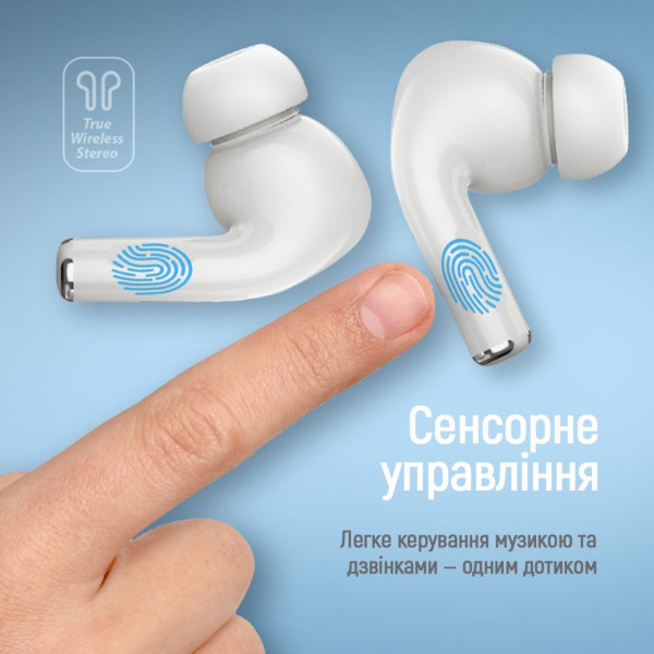 Фото - Наушники вкладыши беспроводные TWS Colorway Slim TWS-5 Earbuds White (CW-TWS5WT)