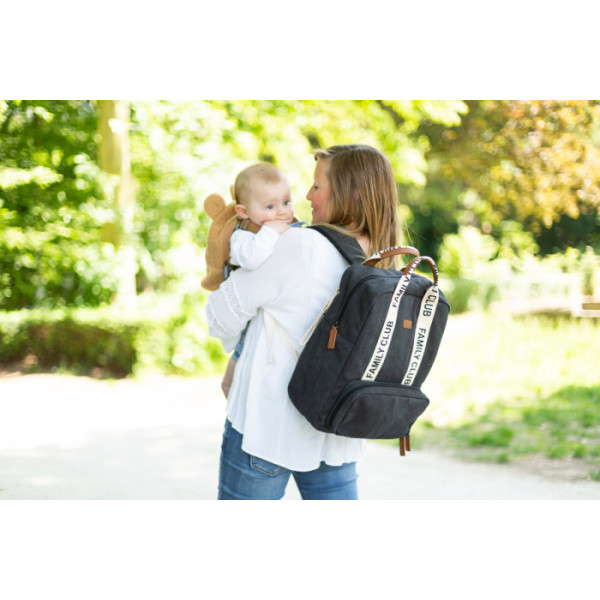 Фото - Рюкзак детский Childhome Family Club Canvas Black (CWBPSCBL)