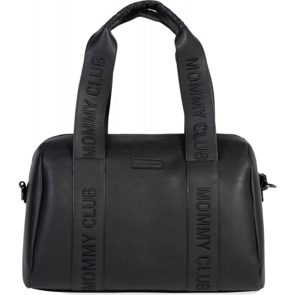 Фото - Сумка для родителей Childhome Mommy club Signature vegan leather Black (CWMCSLBL)