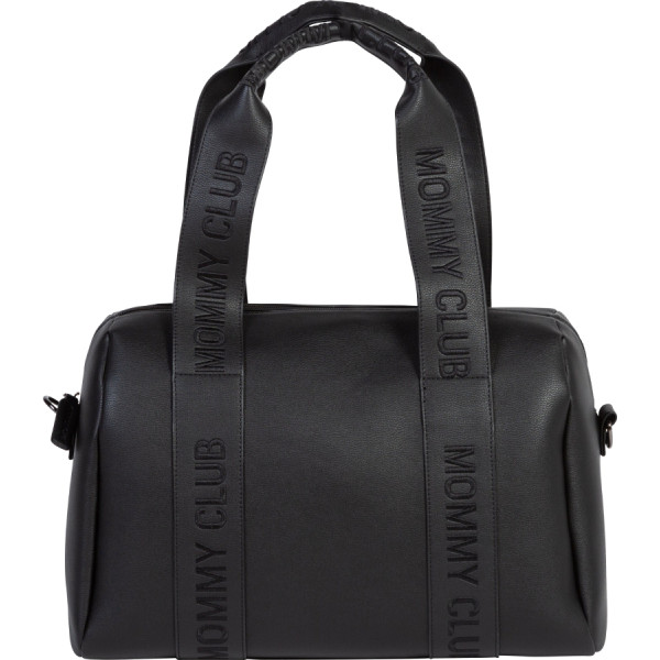 Фото - Сумка для родителей Childhome Mommy club Signature vegan leather Black (CWMCSLBL)