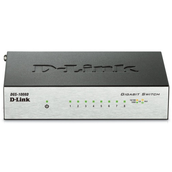 Фото - Коммутатор локальной сети (Switch) D-Link DGS-1008D