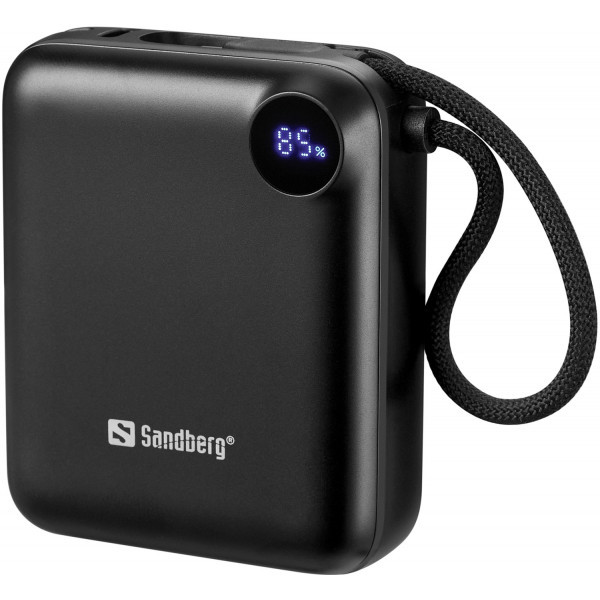 Фото - Батарея мобильная Sandberg 10000mAh 20W PD,QC3.0, USB-C In/Out, with 2 cables USB-C (421-26) Фото - Батарея мобильная Sandberg 10000mAh 20W PD,QC3.0, USB-C In/Out, with 2 cables USB-C (421-26)