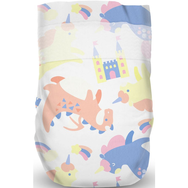 Фото - Одноразовые подгузники Offspring размер S 3-6 кг 48 шт. Сказочный мир (DP-OI-FAT-S48P-FRT)