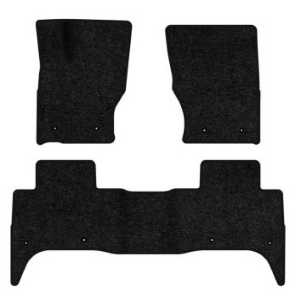 Фото - Коврики ворсовые в салон авто EVAtech Standard для Land Rover Range Rover Sport (L494) 2013-2022 2 поколение SUV EU черный кант (LR33640ZD3LA8VEB)