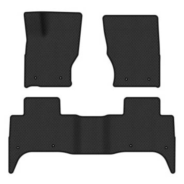 Фото - Коврики ворсовые в салон авто EVAtech Standard для Land Rover Range Rover Sport (L494) 2013-2022 2 поколение SUV EU черный кант (LR33640ZD3LA8VEB)