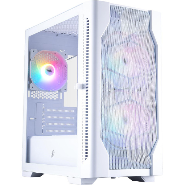 Фото - Корпус 1stPlayer D4-M-WH-2F1P-W-1F1-W White