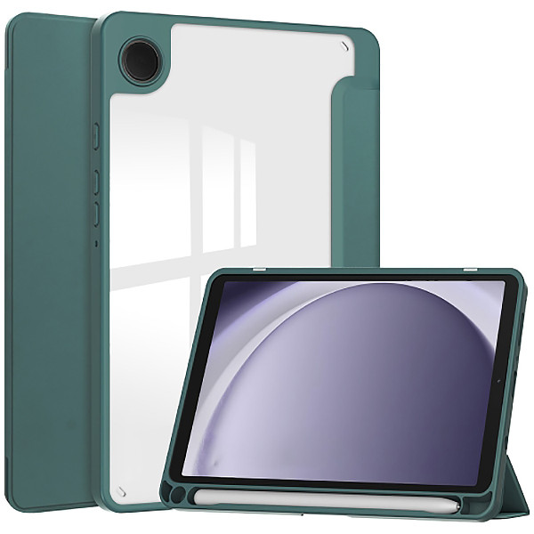 Фото - Чехол для планшета BeCover Soft Edge с креплением для стилуса for Samsung Galaxy Tab A9 SM-X115 8.7"" Dark Green (710357)