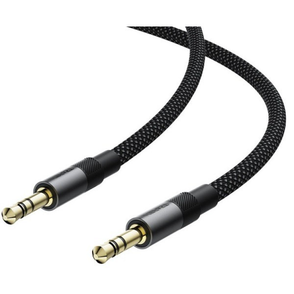 Фото - Кабель 3.5 мм - 3.5 мм AceFast AUX Audio TRS M/M 1м J10 Black (6974316285267)