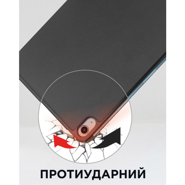 Фото - Чехол для планшета AIRON Premium for iPad 10.9 10th 2022 с защитной пленкой и салфеткой Black (4822352781146)