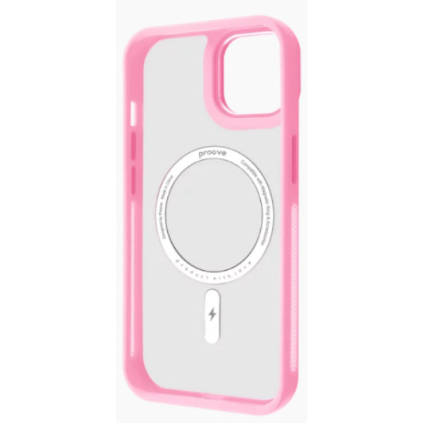 Фото - Чехол для смартфона Proove Clear Essence Case with Magnetic Ring iPhone 17 Pink Sand (PCCEIP170028)