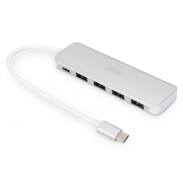 Фото - Хаб USB Digitus USB Type-C 4xUSB 3.0 (DA-70242-1)