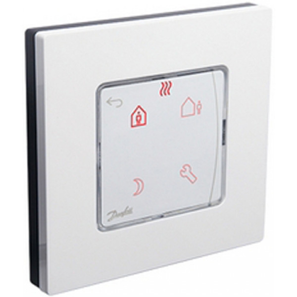 Фото - Терморегулятор Danfoss Icon Programm 230V On-wall White (088U1025)
