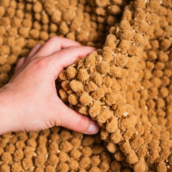 Фото - Коврик для ванной комнаты DarianA Ананас 50х80+55х50 см Песочный (1000007478)