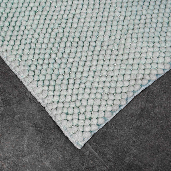 Фото - Коврик для ванной комнаты DarianA Ананас 55х80 см Ледяной зеленый (1000009093)