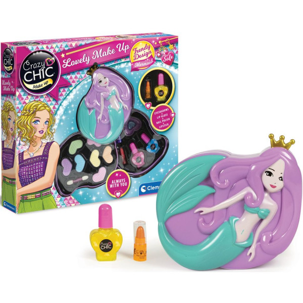 Фото - Набор косметики Clementoni Lovely Make Up. Mermaid серия Crazy Chic (18642)