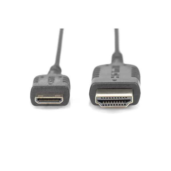 Фото - Кабель HDMI Digitus HDMI-miniHDMI (AM/СM), Ultra HD, 2.0 м Black (DB-330121-020-S)