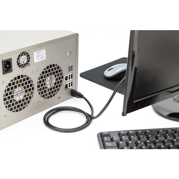 Фото - Кабель HDMI Digitus HDMI (M/M) Premium Type-A 2 м Black (DB-330123-020-S)