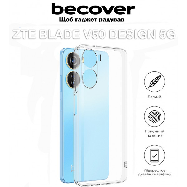 Фото - Чехол для смартфона ZTE for ZTE Blade V50 Design 5G Transparancy (711530)