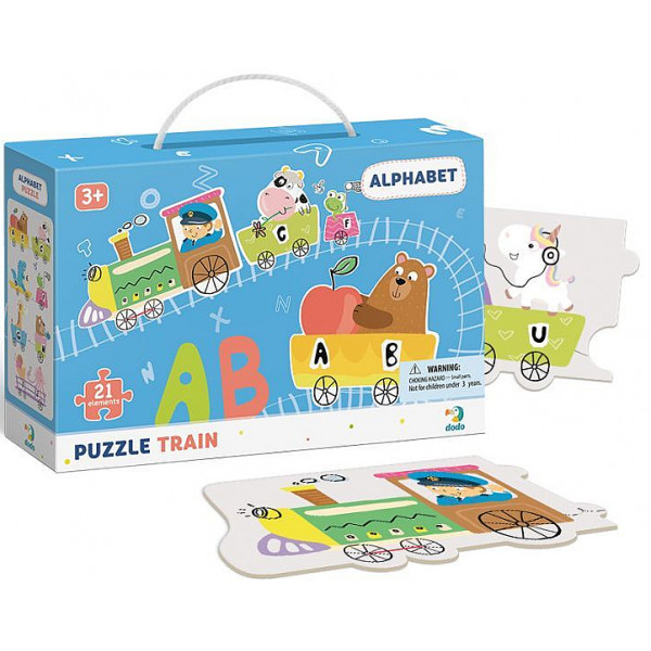 Фото - Пазлы (3-4 года) Dodo английский алфавит Паровозик (300251)