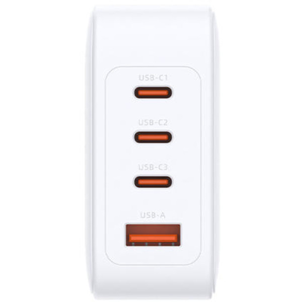 Фото - Сетевое зарядное устройство D-Link 140Вт GaN 3хUSB-С 1xUSB-A White (DCF-141)