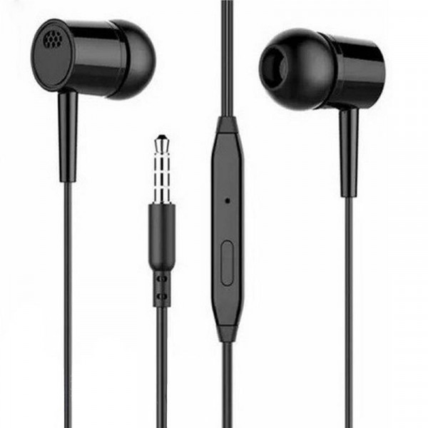 Фото - Наушники вкладыши проводные Denmen DR02 3.5mm 1.2 м Black (DE-DR02-BK)