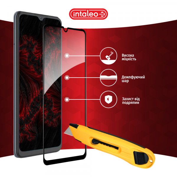 Фото - Защитное стекло для смартфона Intaleo Full Glue for ZTE Blade A52 Black (1283126545511)