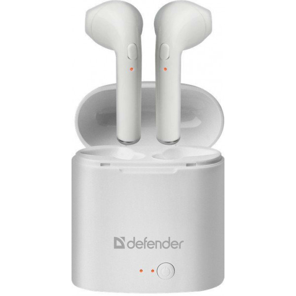 Фото - Наушники вкладыши беспроводные TWS Defender Twins 630 TWS Bluetooth White (63630)