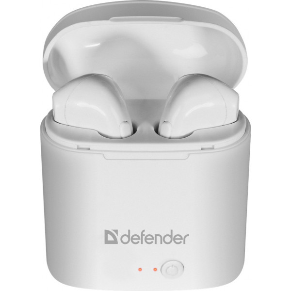 Фото - Наушники вкладыши беспроводные TWS Defender Twins 630 TWS Bluetooth White (63630)