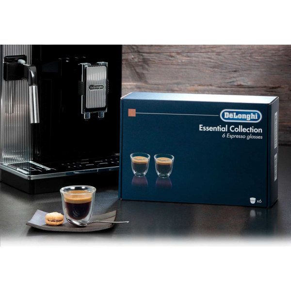 Фото - Набор стаканов с двойными стенками Delonghi DLSC300 Espresso 6 пр.