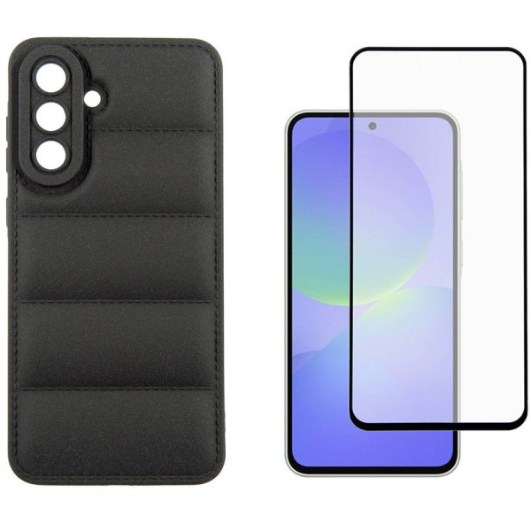 Фото - Чехол для смартфона DENGOS Soft for Samsung Galaxy A36 5G SM-A366 Black (DG-KM-140) + защитное стекло