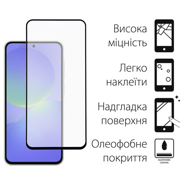 Фото - Чехол для смартфона DENGOS Soft for Samsung Galaxy A36 5G SM-A366 Black (DG-KM-140) + защитное стекло