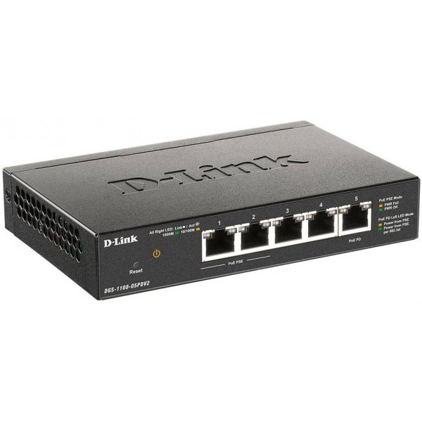 Фото - Коммутатор локальной сети (Switch) D-Link DGS-1100-05PDV2