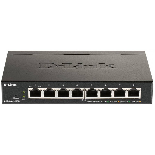Фото - Коммутатор локальной сети (Switch) D-Link DGS-1100-08PV2 Фото - Коммутатор локальной сети (Switch) D-Link DGS-1100-08PV2