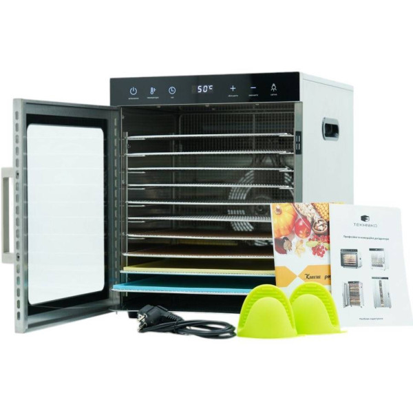 Фото - Сушилка для фруктов и овощей Tekhniko DH-08H-SS