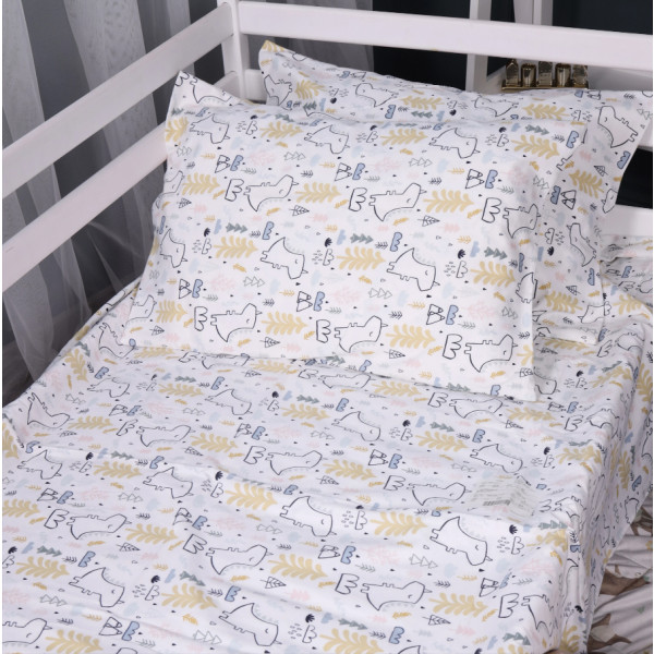 Фото - Простынь двуспальная MirSon Фланель 011 Dino 180x200 см (2200009654923) Фото - Простынь двуспальная MirSon Фланель 011 Dino 180x200 см (2200009654923)