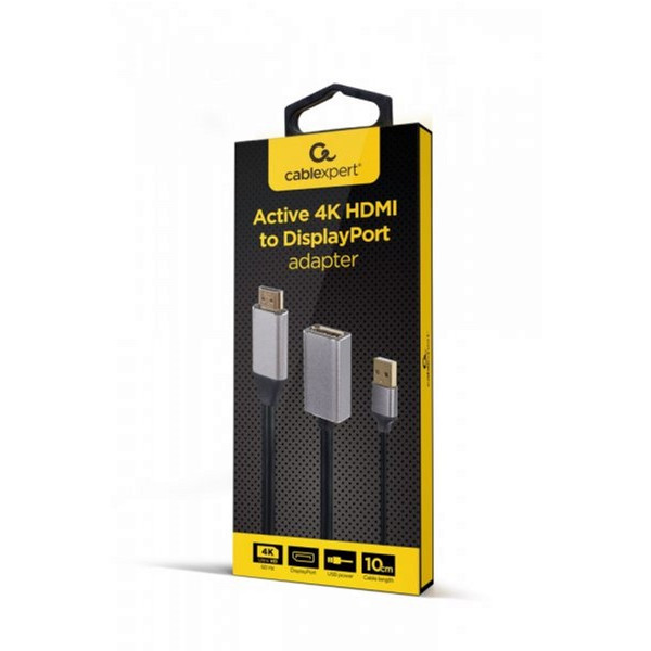 Фото - Переходник Cablexpert HDMI-DisplayPort 0.1m (A-HDMIM-DPF-02)