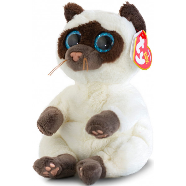 Фото - Мягкая игрушка глазастик TY BEANIE BELLIES Сиамская кошка "MISO" (40548)