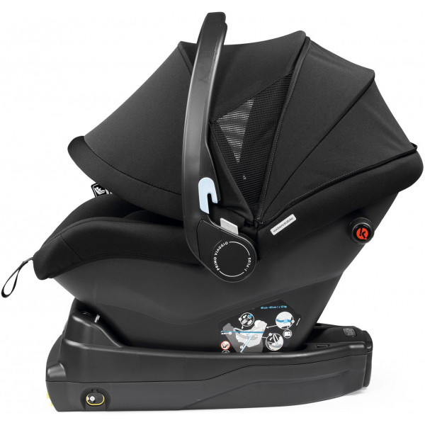 Фото - Автокресло Peg-Perego PrimoViaggio i-Size з базою Onyx (черное)
