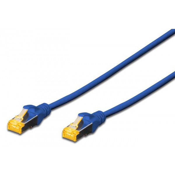 Фото - Кабель патч-корд Digitus CAT 6a S-FTP AWG 26/7 0.5m Blue (DK-1644-A-005/B)