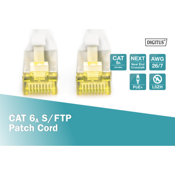 Фото - Кабель патч-корд Digitus CAT 6a S-FTP, 15м  Grey (DK-1644-A-150)