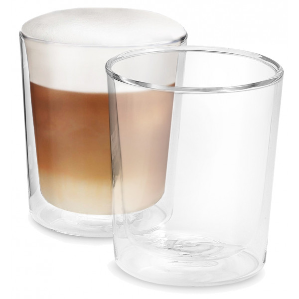 Фото - Уценка - Набор стаканов с двойными стенками Delonghi DLSC318 2 шт. 400 мл