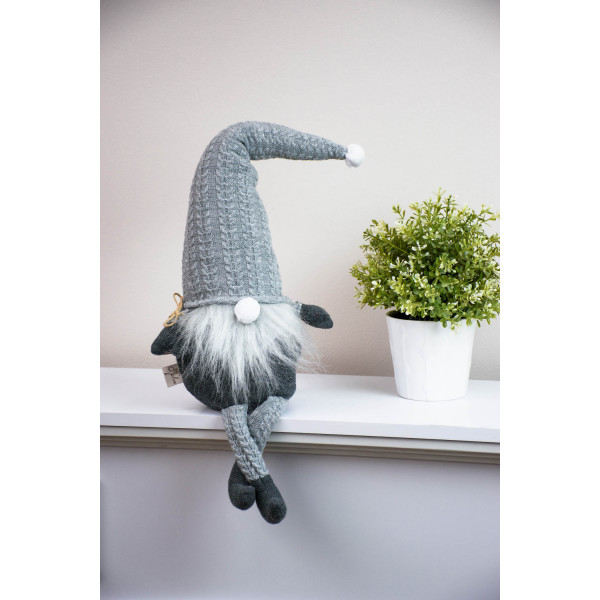 Фото - Декор New Year Гном Прованс Гном-стоппер серебряный колпак (023638)