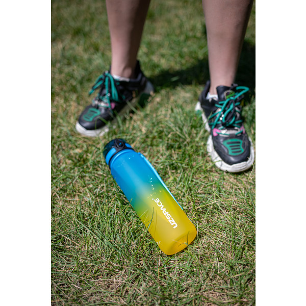 Фото - Бутылка для воды UZspace 3026 Frosted 500 мл Желто-голубая