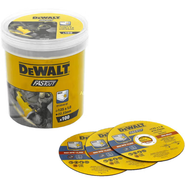 Фото - Круг отрезной по металлу DeWALT FASTCUT 100 шт. (DT20540)