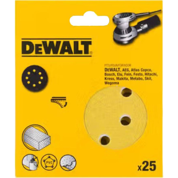Фото - Круг шлифовальный DeWALT 25 шт. (DT3111XM)