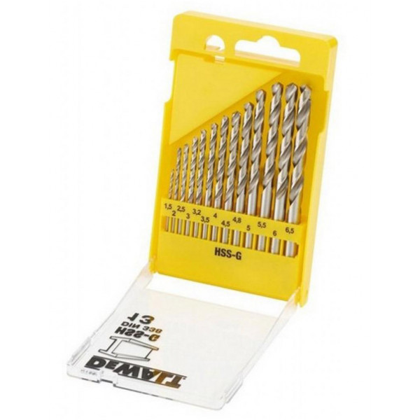 Фото - Набор сверл DeWALT HSS-G 13 шт. (DT5922)