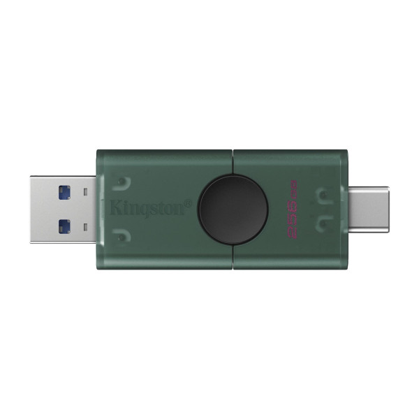 Фото - Флеш USB Kingston USB3.2 256GB Type-C DataTraveler Duo Green (DTDEG2/256GB)