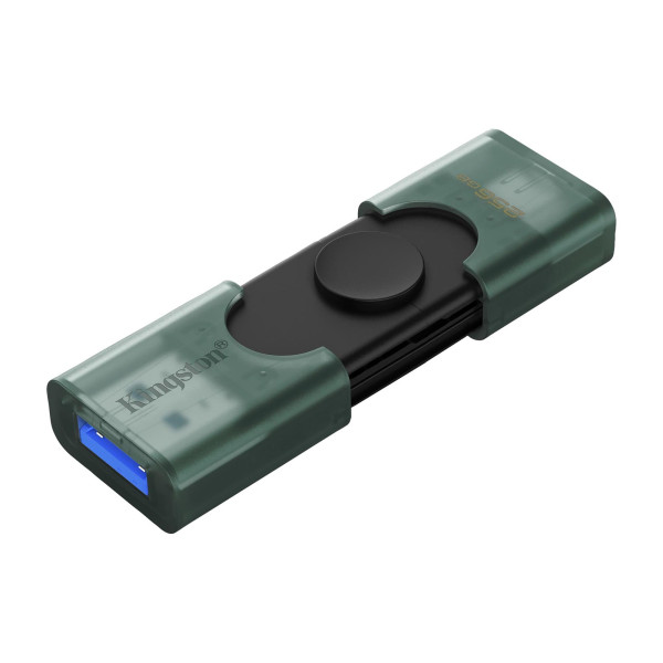 Фото - Флеш USB Kingston USB3.2 256GB Type-C DataTraveler Duo Green (DTDEG2/256GB)
