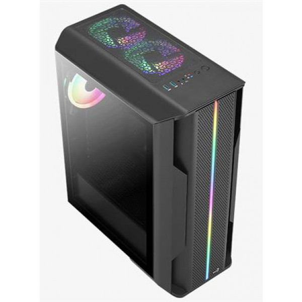 Фото - Корпус AEROCOOL Splinter Duo-G-BK-v1 (ACCM-PB26033.11) Black без БП