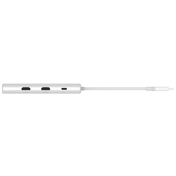 Фото - Хаб USB D-Link USB-С Хаб 10in1 2xHDMI 1xGE, 2xUSB-C 1xUSB-A 3.1 1xUSB-A 3.0 1xSD 1xmicroSD 1xUSB-C (DUP-A01)